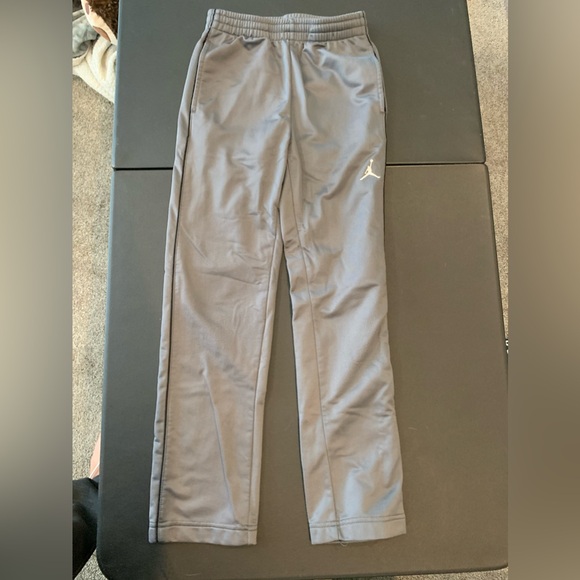 Grey Jordan Track Pants Boys Size Small 8-10 Yrs - Picture 1 of 6